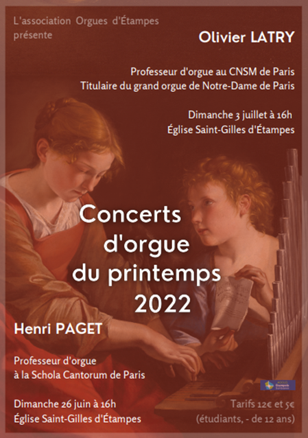 Affiche concert henri paget